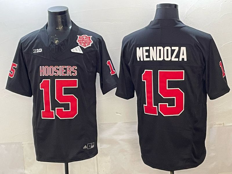 Men 2026 Ohio State Buckeyes #15 Mendoza Black Limited NCAA Jersey 077->ncaa teams->NCAA Jersey